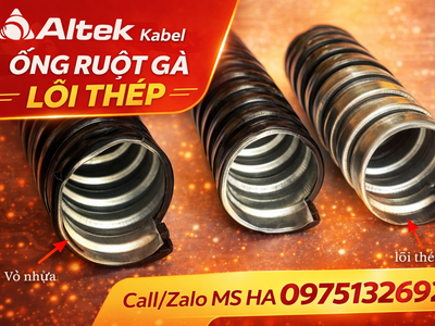 Chuyên cung cấp ống ruột gà lõi thép bọc nhựa dùng cho hệ thống điện dân dụng và công nghiệp 0