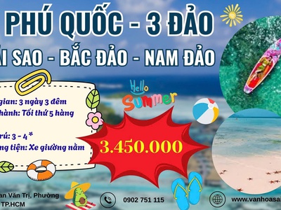 Phú Quốc - 3 Đảo 3N3Đ 2026 sgc 0