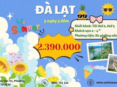 Đà Lạt 3n3đ 2026 sgc 0