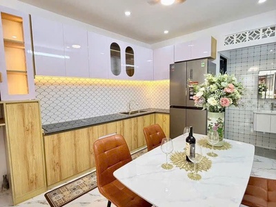  Bán nhà 4 tầng - Lê Văn Thọ- Gò Vấp Gần CV Làng Hoa- 60m2- Giá 6 tỷ 9xx 1