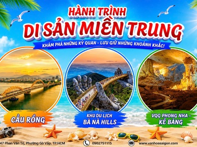 Đà Nẵng - Hội An - Quảng Bình - Huế 4N3Đ 2026 sgc 2
