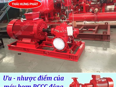 Ưu   nhược điểm của máy bơm PCCC động cơ điện 0