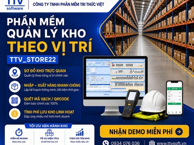 Phần mềm quản lý kho vị trí, tính phí lưu kho 0