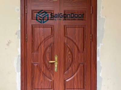 Cửa thép vân gỗ 0