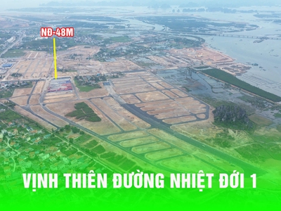 Bán 2 căn liền kề 60m2 trục 48m Vịnh Thiên Đường Nhiệt Đới giá chỉ từ 7.7 tỷ/căn 0