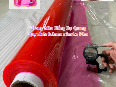 Màng trong màu pvc nổi bật đẹp mắt, cháy hàng liên tục 5