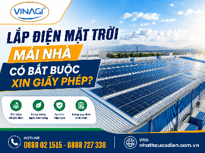 Lắp điện mặt trời mái nhà có bắt buộc xin giấy phép 0