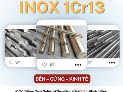 Thép tròn đặc inox 1Cr13 với độ bền và hiệu quả kinh tế vượt trội: Giải pháp phôi gia công chịu lực 0