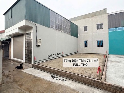Chính chủ cần bán gấp lô đất 71m2 full thổ ngay trung tâm công nghệ cao 0