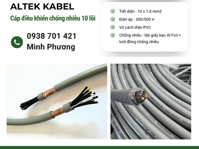 Báo giá cáp điều khiển chống nhiễu 10x1.0mm2 tại Gia Lai, Đà Nẵng, Quảng Ngãi 1