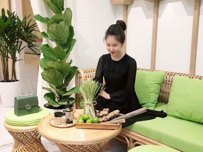 Bàn ghế mây nhỏ gọn phòng khách 0