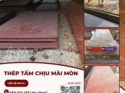 Thép tấm chịu mài mòn NM400 - NM450 - NM500 nhập khẩu chính ngạch: Giải pháp phôi thép 0