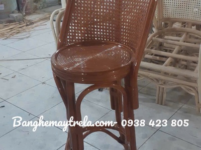 Ghế mây quầy bar cao 1