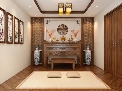 Nội thất phòng thờ đẹp, hiện đại Gợi ý bố trí thiết kế phù hợp 1