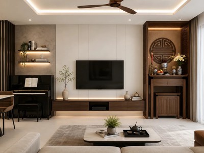 Nội thất phòng thờ đẹp, hiện đại Gợi ý bố trí thiết kế phù hợp 4