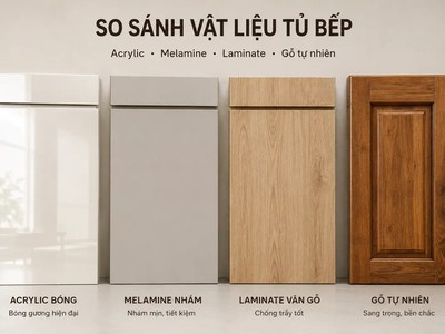 Tủ Bếp Gỗ Đẹp, Hiện Đại Mẫu Thiết Kế Báo Giá 5