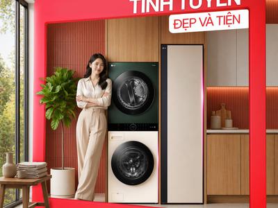 Tháp máy giặt sấy LG WashTower wt1410nhe, WT1410NHB, WT1410NHEG, WT2517NHEG 6