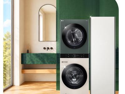 Tháp máy giặt sấy LG WashTower wt1410nhe, WT1410NHB, WT1410NHEG, WT2517NHEG 4
