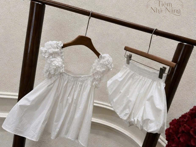 Set thô nhăn tay bèo trắng nhẹ nhàng hot trend 2026 0