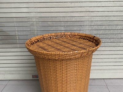 Bộ khay trưng trái cây mây nhựa 6
