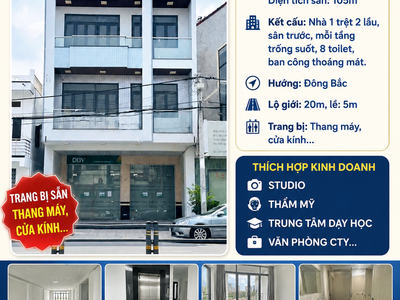 Cho thuê nhà 2 lầu có thang máy mặt tiền đường Trần Hoàng Na P Tân An TP Cần Thơ 0