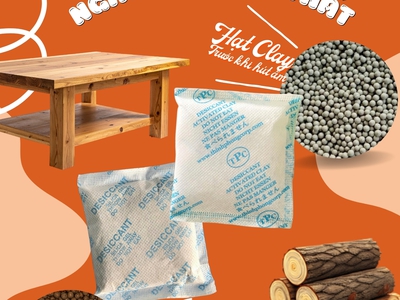 Vì sao đồ gỗ đi container cần gói hút ẩm 0