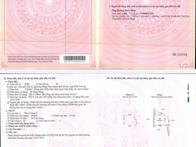 Bán biệt thự mini đông hòa - dĩ an 0