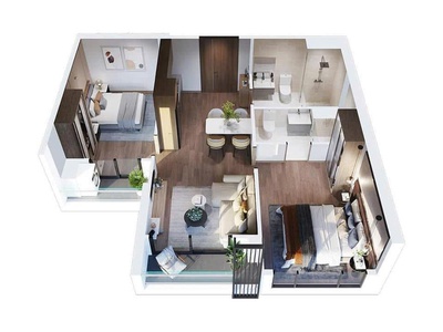 Chính chủ bán căn 2pn masterise waterfront vinhomes ocean park, gia lâm 1