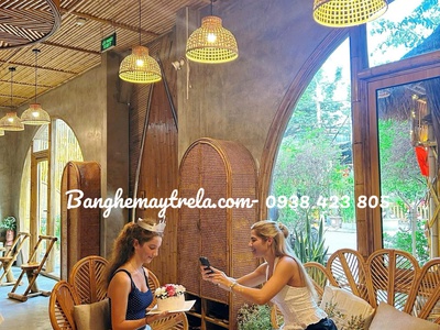 Ghế sofa mây cánh hoa 0