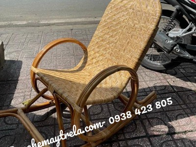 Ghế bập bênh mây đan kín ngồi thư giãn 1