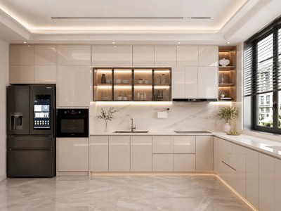 Tủ Bếp Acrylic Là Gì  Ưu Nhược Điểm, Báo Giá   Mẫu Đẹp Hiện Đại 0