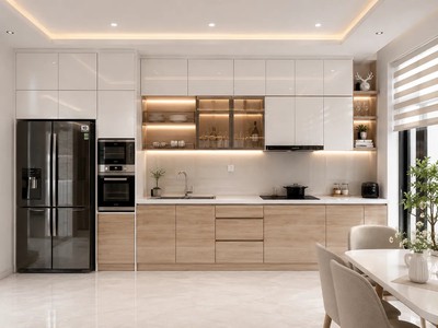Tủ Bếp Acrylic Là Gì  Ưu Nhược Điểm, Báo Giá   Mẫu Đẹp Hiện Đại 6