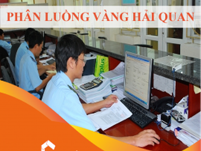 Luồng vàng trong khai báo hải quan 0