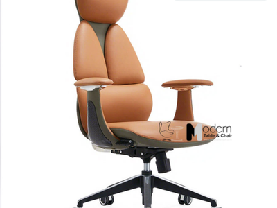 Ghế xoay lãnh đạo lưng cao nệm da thật CM01002-L tại HCM 0