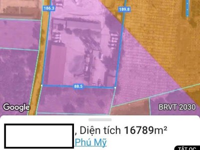 Cho thuê mặt bằng ĐẤT PHÚ MỸ, BÀ RỊA   VŨNG TÀU   16.789m 0