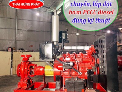 Hướng dẫn vận chuyển, lắp đặt bơm PCCC diesel đúng kỹ thuật 0