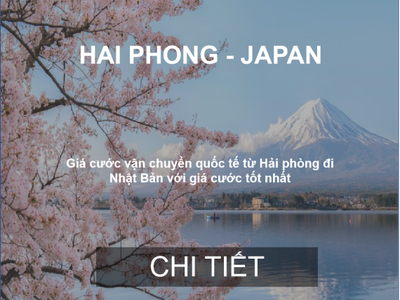 Cước Tàu Biển Hàng Hóa Từ Hải Phòng Đi Nhật Bản 0