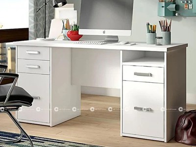 Bàn Làm Việc Tại Nhà Gỗ MDF Có Hộc Kéo Đựng Tài Liệu Tiện Dụng 1