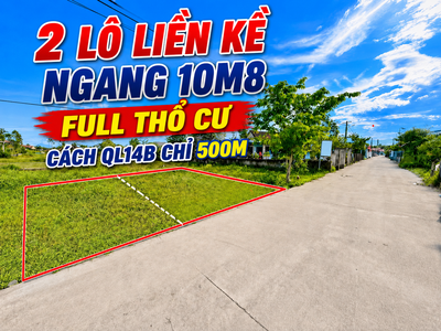 Đất ven Đà Nẵng - Trục chính sát QL14B mở rộng 34m 2