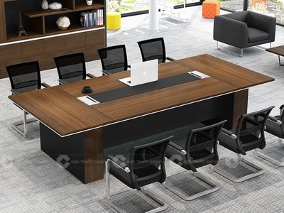 Bàn Họp Văn Phòng Gỗ MDF Hiện Đại Cho 6 - 8 Người 2