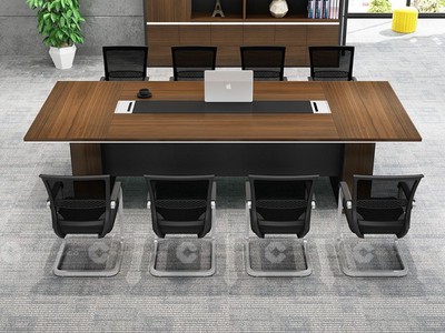 Bàn Họp Văn Phòng Gỗ MDF Hiện Đại Cho 6 - 8 Người 0