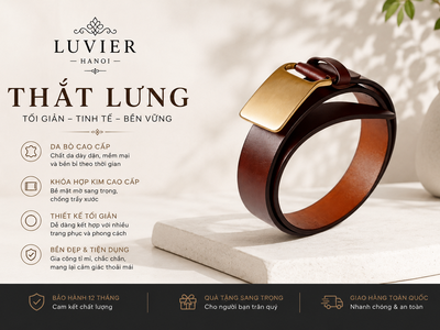 Thắt Lưng Cao Cấp Luvier Điểm Nhấn Tinh Tế 0