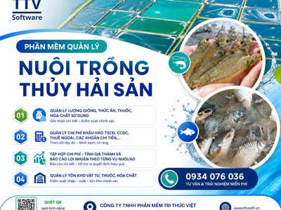 Phần mềm quản lý nuôi trồng thủy hải sản 0