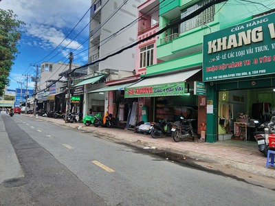 Cho thuê nhà mặt tiền chợ vải phú thọ hòa q.tân phú 88m , 2tầng 3