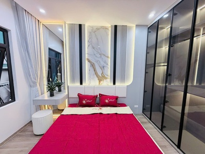 N.hà xây mới phố Hồng Mai Hai Bà Trưng 40mx4T lô góc giá hơn 9 tỷ 0