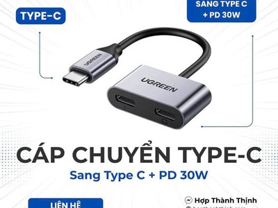 Cáp chuyển Type-C sang Type-C Ugreen 0