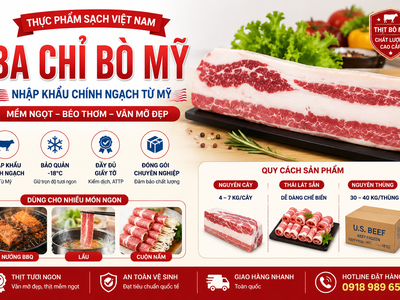 Ba chỉ bò Mỹ áp chảo sốt tiêu đen cực ngon 0