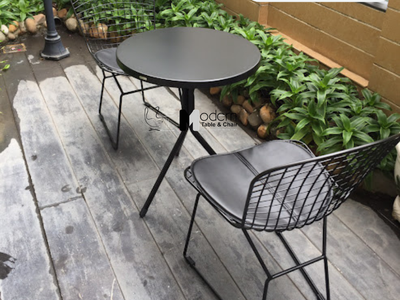 Bàn cafe nhà hàng khung sắt ngoài trời TE CANDY 06 tại HCM 2