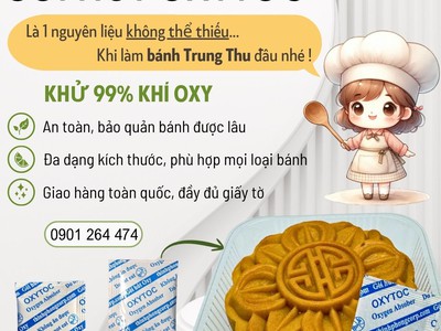 Gói Hút Oxy Oxytoc Bảo Quản Bánh Trung Thu: Kéo Dài Hạn Sử Dụng Đột Phá 0