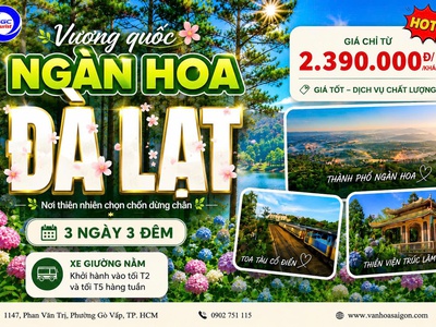 Đà Lạt 3n3đ 2026 sgc 2